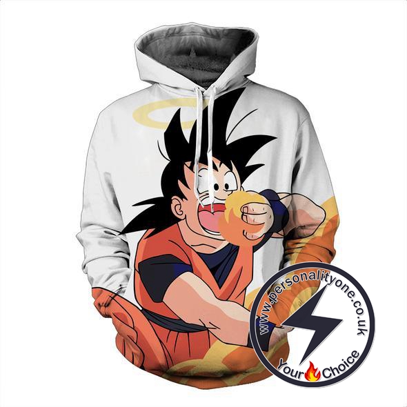 Dragon Ball Z - Hungry Goku 3D - Hoodies